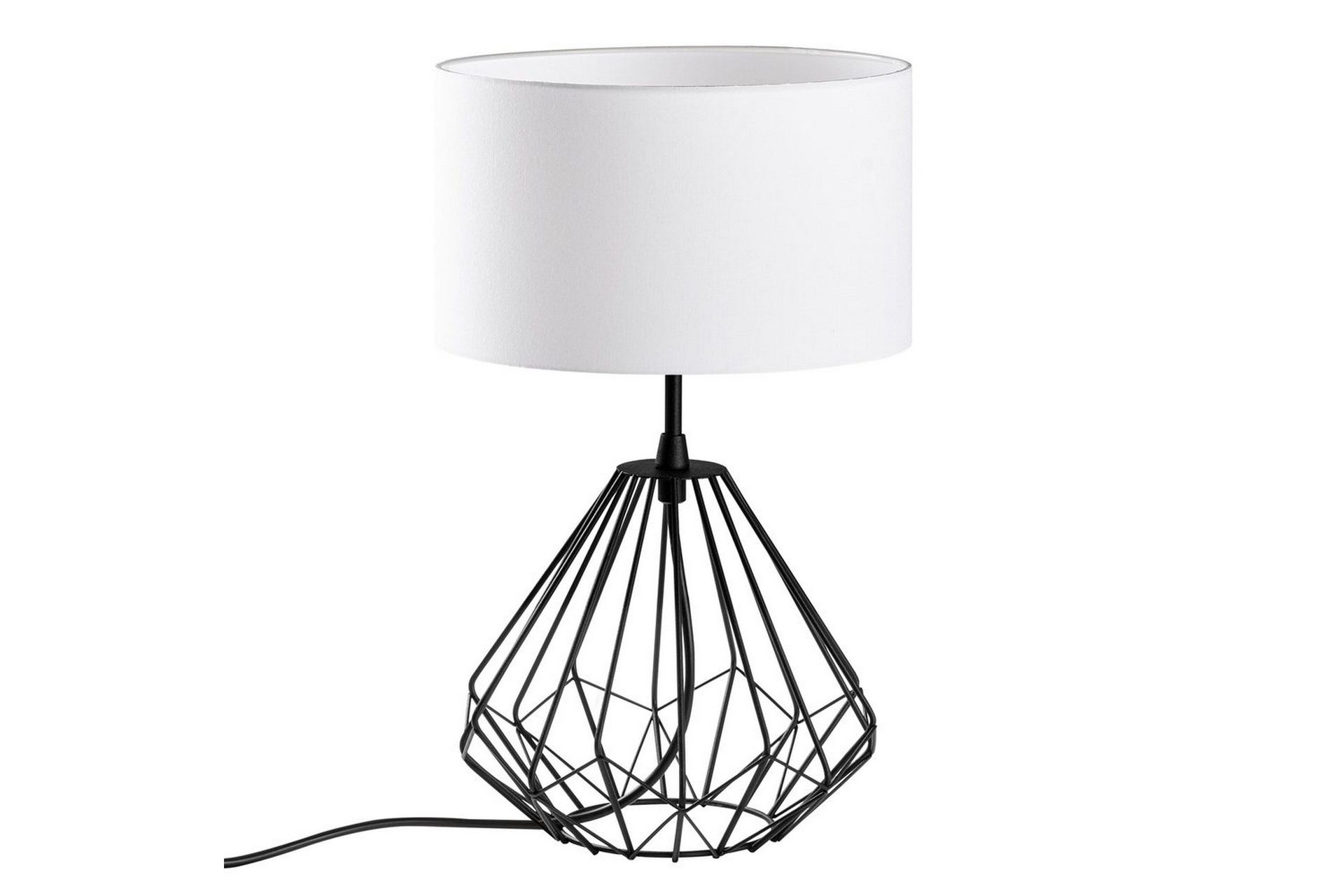 Bordlampe Almasi Hvit / Svart - Hvit / Svart