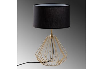 Bordlampe Almasi Svart / Gull - Svart / Gull - Belysning - Innendørsbelysning & Lamper - Nattlampe - Nattlampe bord