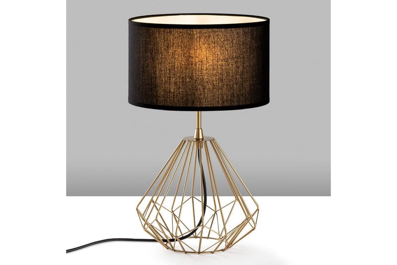 Bordlampe Almasi Svart / Gull - Svart / Gull - Belysning - Innendørsbelysning & Lamper - Nattlampe - Nattlampe bord