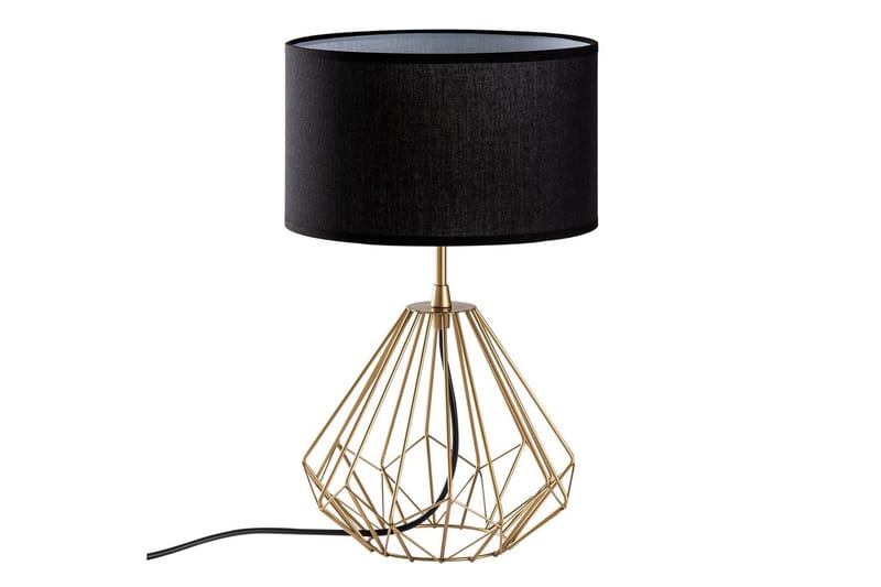 Bordlampe Almasi Svart / Gull - Svart / Gull - Belysning - Innendørsbelysning & Lamper - Nattlampe - Nattlampe bord