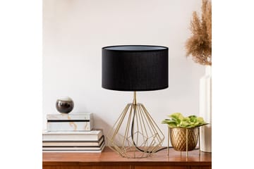 Bordlampe Almasi Svart / Gull - Svart / Gull - Belysning - Innendørsbelysning & Lamper - Nattlampe - Nattlampe bord