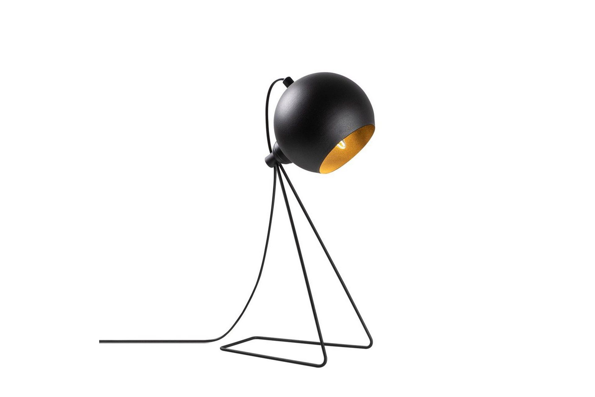 Bordlampe Blandet Svart / Gull - Svart / Gull