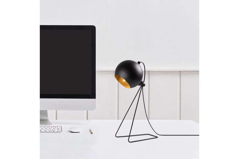 Bordlampe Blandet Svart / Gull - Svart / Gull - Belysning - Innendørsbelysning & Lamper - Nattlampe - Nattlampe bord