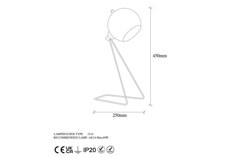 Bordlampe Blandet Vintage - Vintage - Belysning - Innendørsbelysning & Lamper - Nattlampe - Nattlampe bord