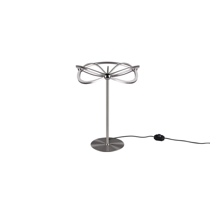 Bordlampe Charivari - Børstet stål - Belysning - Innendørsbelysning & Lamper - Nattlampe - Nattlampe bord