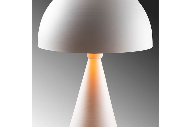 Bordlampe Chichela Hvit - Hvit - Belysning - Innendørsbelysning & Lamper - Nattlampe - Nattlampe bord