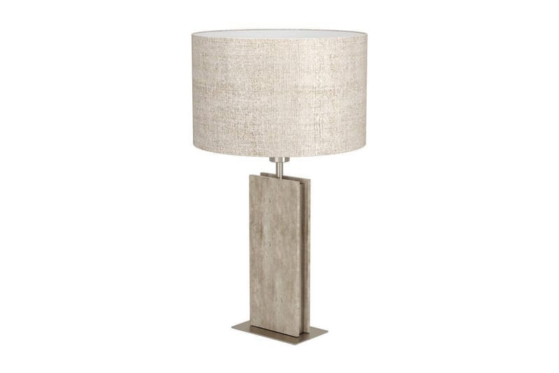 Bordlampe Eglo Belesar Nikkel/Natur - Nikkel/Natur - Belysning - Innendørsbelysning & Lamper - Nattlampe - Nattlampe bord