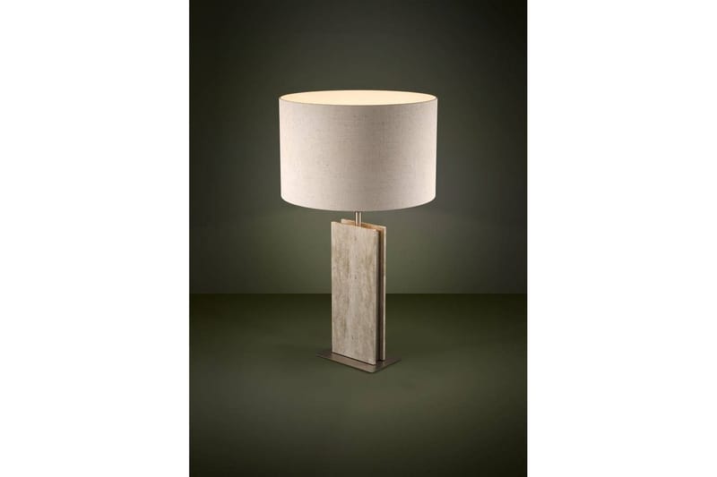 Bordlampe Eglo Belesar Nikkel/Natur - Nikkel/Natur - Belysning - Innendørsbelysning & Lamper - Nattlampe - Nattlampe bord