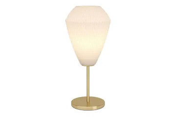 Bordlampe Eglo Caprarola - Messing/Beige - Belysning - Innendørsbelysning & Lamper - Nattlampe - Nattlampe bord