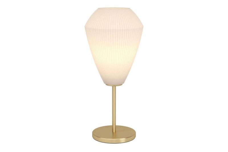 Bordlampe Eglo Caprarola - Messing/Beige - Belysning - Innendørsbelysning & Lamper - Nattlampe - Nattlampe bord
