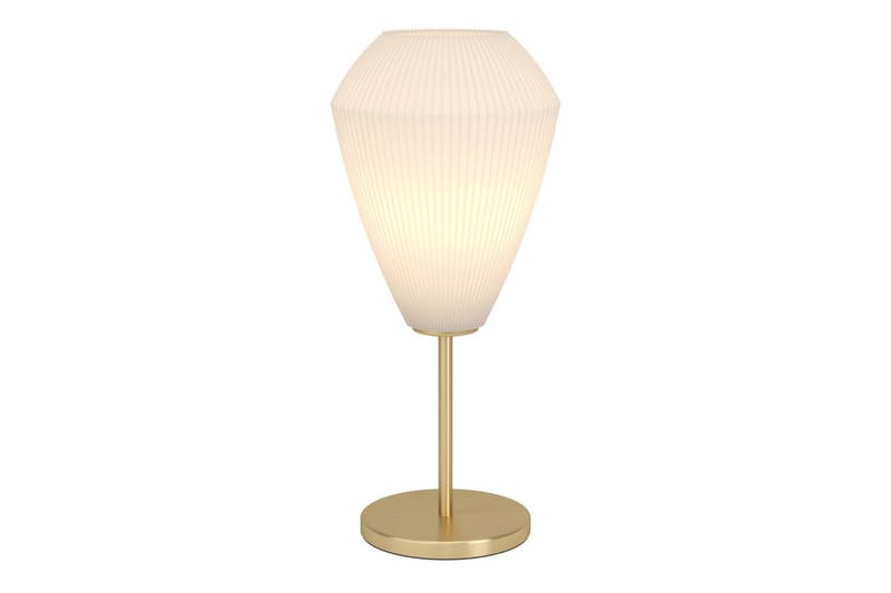 Bordlampe Eglo Caprarola - Messing/Beige - Belysning - Innendørsbelysning & Lamper - Nattlampe - Nattlampe bord