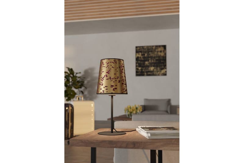 Bordlampe Eglo Castuera Gull med Roseblad - Belysning - Innendørsbelysning & Lamper - Nattlampe - Nattlampe bord