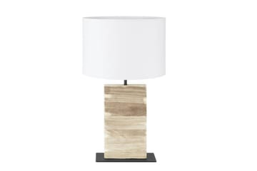 Bordlampe Eglo Contessore Rett Vit/tre - Belysning - Innendørsbelysning & Lamper - Nattlampe - Nattlampe bord