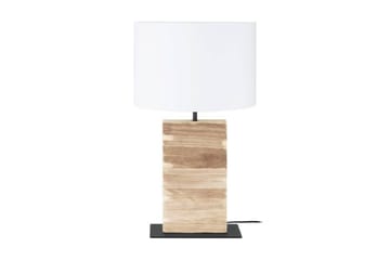 Bordlampe Eglo Contessore Rett Vit/tre - Belysning - Innendørsbelysning & Lamper - Nattlampe - Nattlampe bord