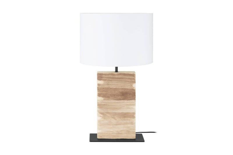Bordlampe Eglo Contessore Rett Vit/tre - Belysning - Innendørsbelysning & Lamper - Nattlampe - Nattlampe bord