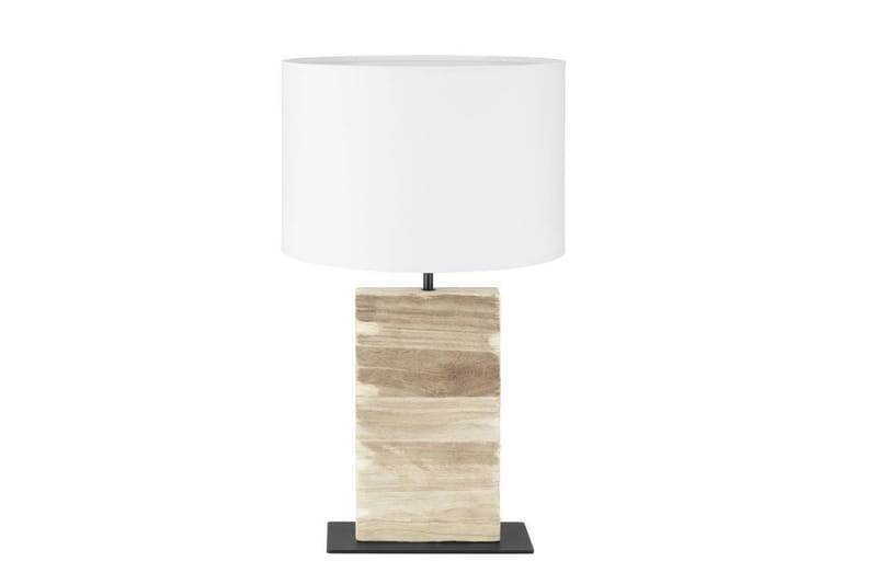 Bordlampe Eglo Contessore Rett Vit/tre - Belysning - Innendørsbelysning & Lamper - Nattlampe - Nattlampe bord