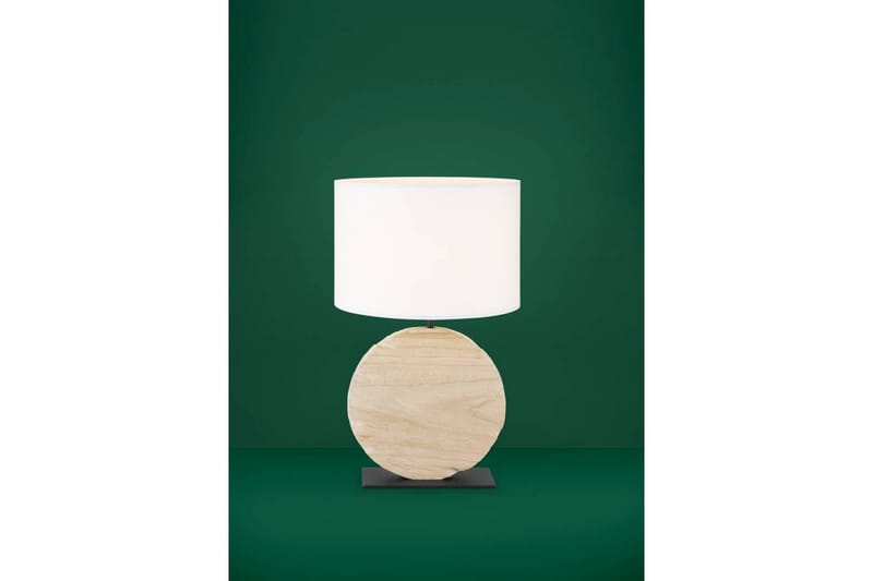 Bordlampe Eglo Contessore Rundt Vit/Tre - Belysning - Innendørsbelysning & Lamper - Nattlampe - Nattlampe bord