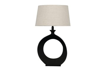 Bordlampe Eglo Diezma Svart/Natur 52 cm - 52 cm - Belysning - Innendørsbelysning & Lamper - Nattlampe - Nattlampe bord