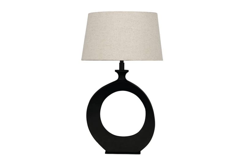 Bordlampe Eglo Diezma Svart/Natur 52 cm - 52 cm - Belysning - Innendørsbelysning & Lamper - Nattlampe - Nattlampe bord