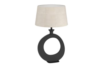 Bordlampe Eglo Diezma Svart/Natur 52 cm - 52 cm - Belysning - Innendørsbelysning & Lamper - Nattlampe - Nattlampe bord