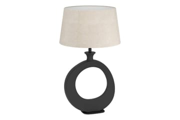 Bordlampe Eglo Diezma Svart/Natur 52 cm - 52 cm - Belysning - Innendørsbelysning & Lamper - Nattlampe - Nattlampe bord
