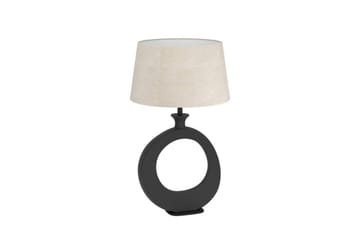 Bordlampe Eglo Diezma Svart/Natur 52 cm - 52 cm - Belysning - Innendørsbelysning & Lamper - Nattlampe - Nattlampe bord