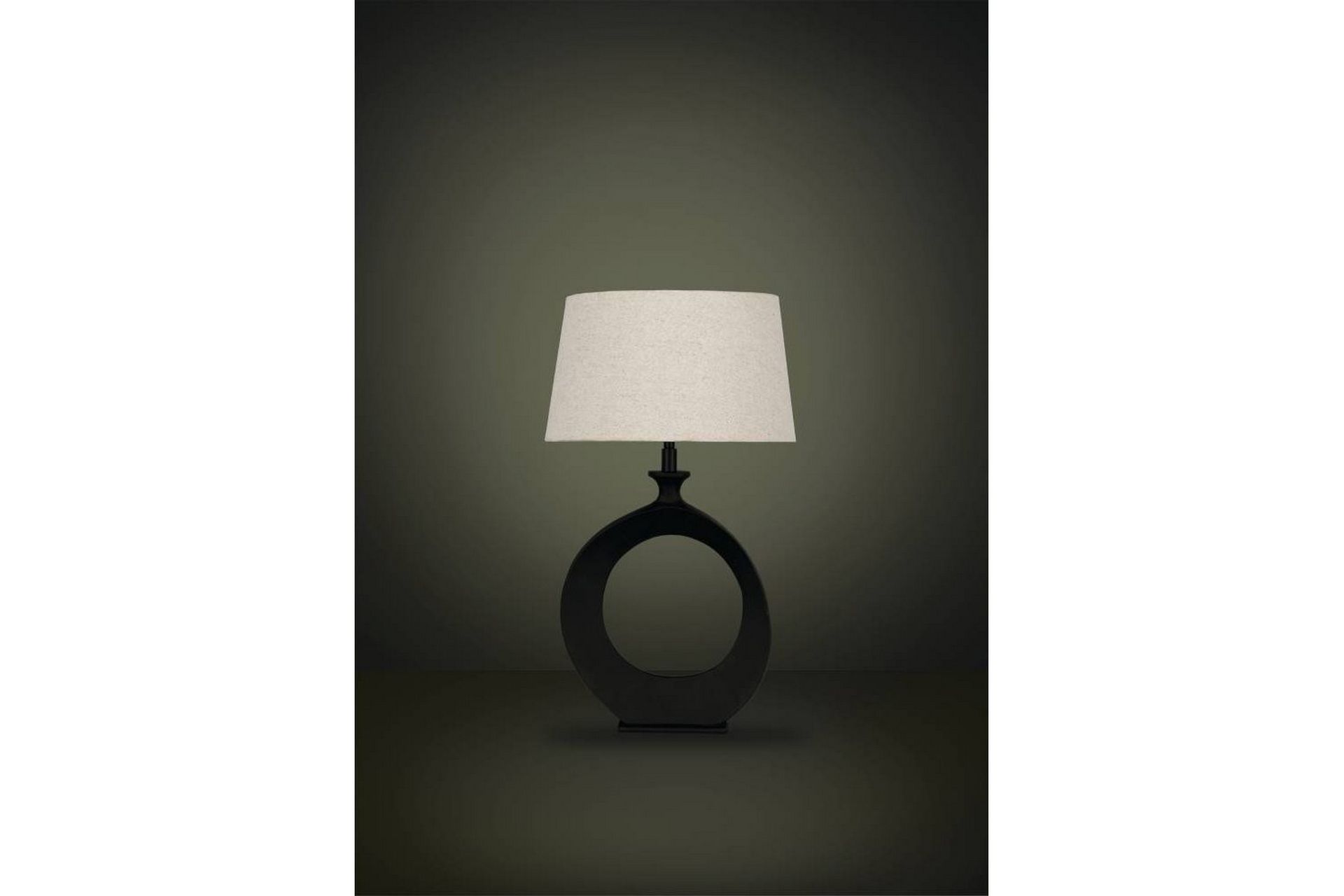 Bordlampe Eglo Diezma Svart/Natur 52 cm - 52 cm - Belysning - Innendørsbelysning & Lamper - Nattlampe - Nattlampe bord