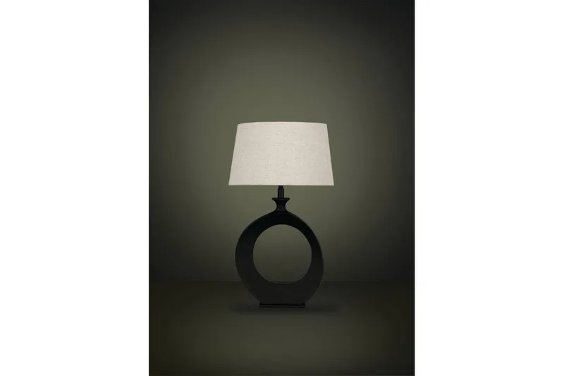 Bordlampe Eglo Diezma Svart/Natur 52 cm - 52 cm - Belysning - Innendørsbelysning & Lamper - Nattlampe - Nattlampe bord