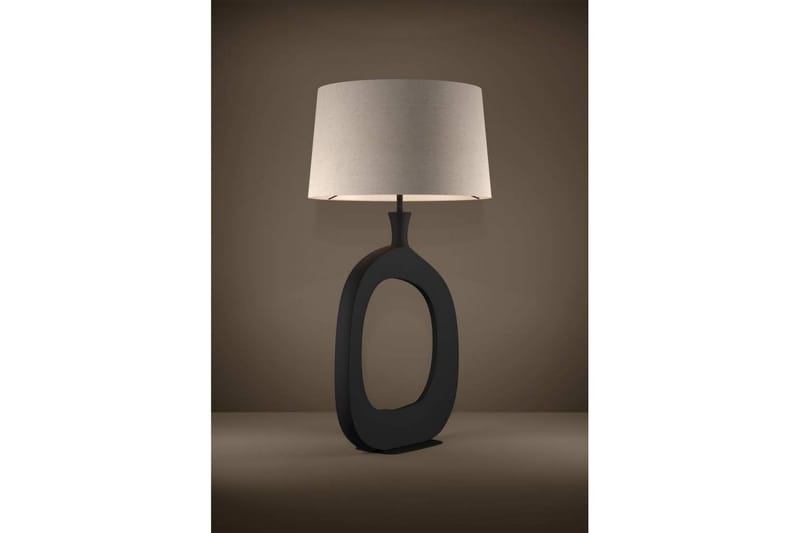 Bordlampe Eglo Diezma Svart/Natur 88 cm - 88 cm - Belysning - Innendørsbelysning & Lamper - Nattlampe - Nattlampe bord