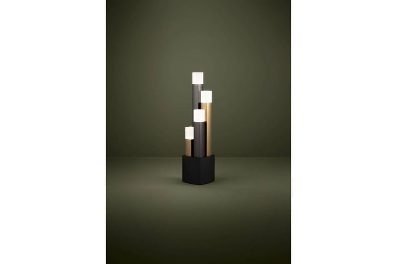 Bordlampe Eglo Estanterios Grå/Brun med 4 Lamper - Belysning - Innendørsbelysning & Lamper - Nattlampe - Nattlampe bord