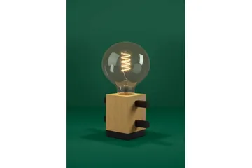 Bordlampe Eglo Levantara Svart/Tre - Belysning - Innendørsbelysning & Lamper - Nattlampe - Nattlampe bord
