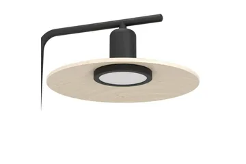 Bordlampe Eglo Mayazes svart/tre - Belysning - Innendørsbelysning & Lamper - Nattlampe - Nattlampe bord