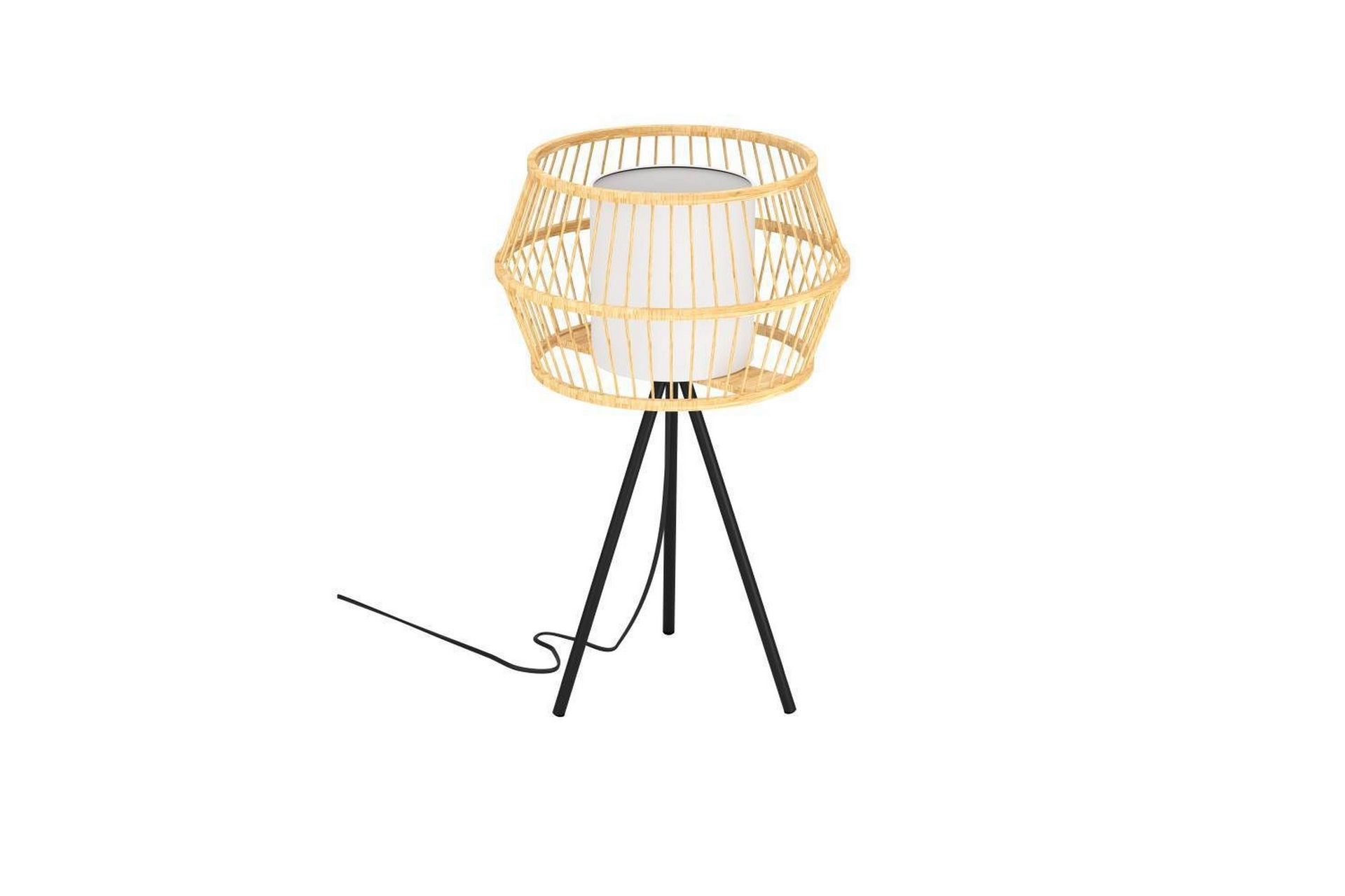 Bordlampe Eglo Monterroso Natur - Belysning - Innendørsbelysning & Lamper - Nattlampe - Nattlampe bord