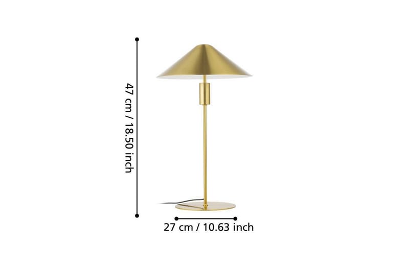 Bordlampe Eglo Paraguay Messing - Belysning - Innendørsbelysning & Lamper - Nattlampe - Nattlampe bord