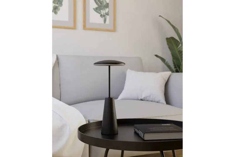 Bordlampe Eglo Piccola med touch svart - Svart/Hvit - Belysning - Innendørsbelysning & Lamper - Nattlampe - Nattlampe bord