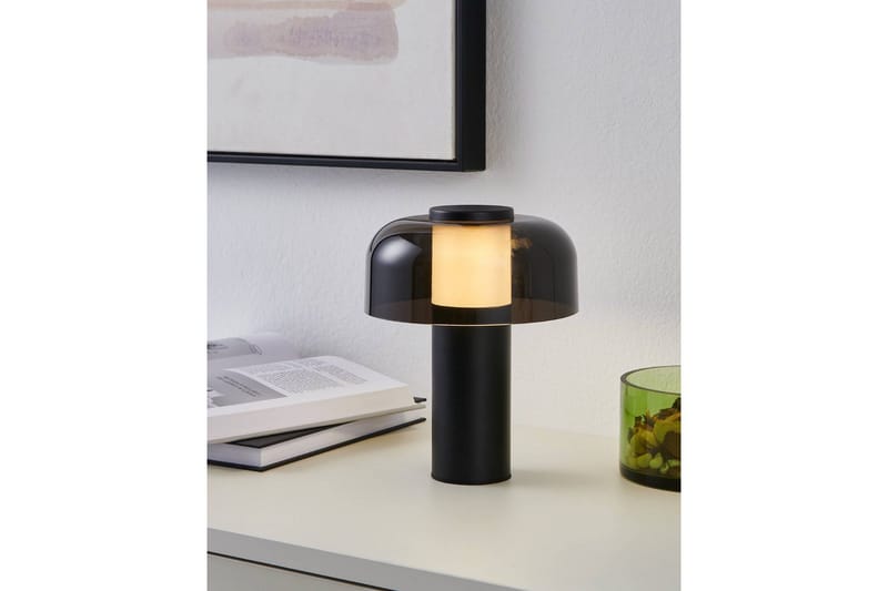 Bordlampe Eglo Ponente med Touch Svart/Svart-Transparent - Svart - Belysning - Innendørsbelysning & Lamper - Nattlampe - Nattlampe bord
