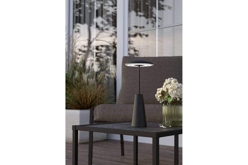 Bordlampe Eglo Piccola med touch svart - Svart/Hvit - Belysning - Innendørsbelysning & Lamper - Nattlampe - Nattlampe bord