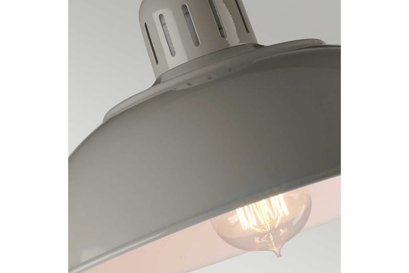 Bordlampe Elstead Lighting Franklin Presenning Grå - Presenning Grå - Belysning - Innendørsbelysning & Lamper - Nattlampe - Nattlampe bord