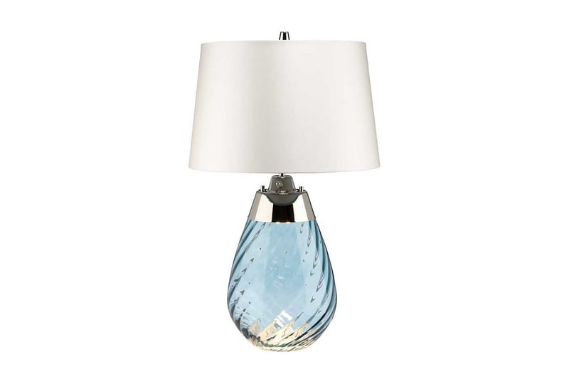 Bordlampe Elstead Lighting Lena Blå - Blå - Belysning - Innendørsbelysning & Lamper - Nattlampe - Nattlampe bord