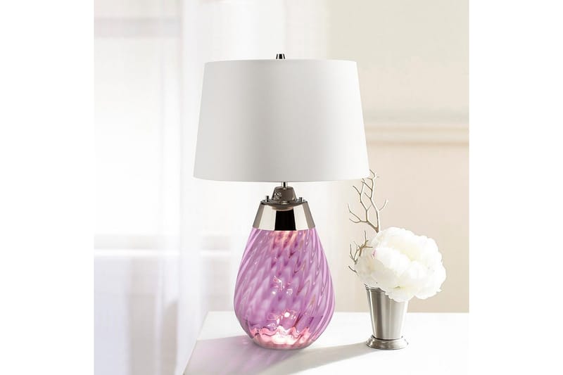 Bordlampe Elstead Lighting Lena Plomme - Plomme - Belysning - Innendørsbelysning & Lamper - Nattlampe - Nattlampe bord