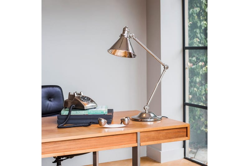 Bordlampe Elstead Lighting Provence Polert nikkel - Polert nikkel - Belysning - Innendørsbelysning & Lamper - Nattlampe - Nattlampe bord