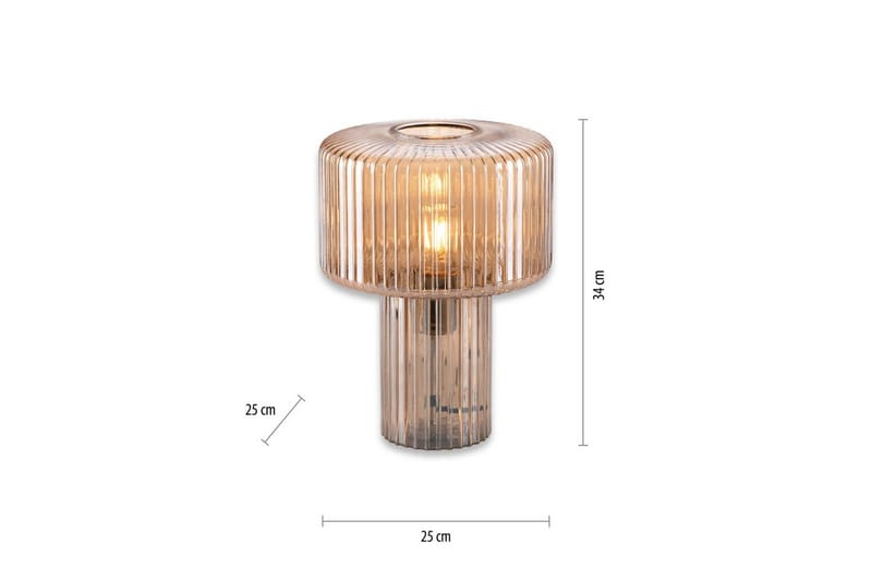 Bordlampe Fungus - Amber - Belysning - Innendørsbelysning & Lamper - Nattlampe - Nattlampe bord
