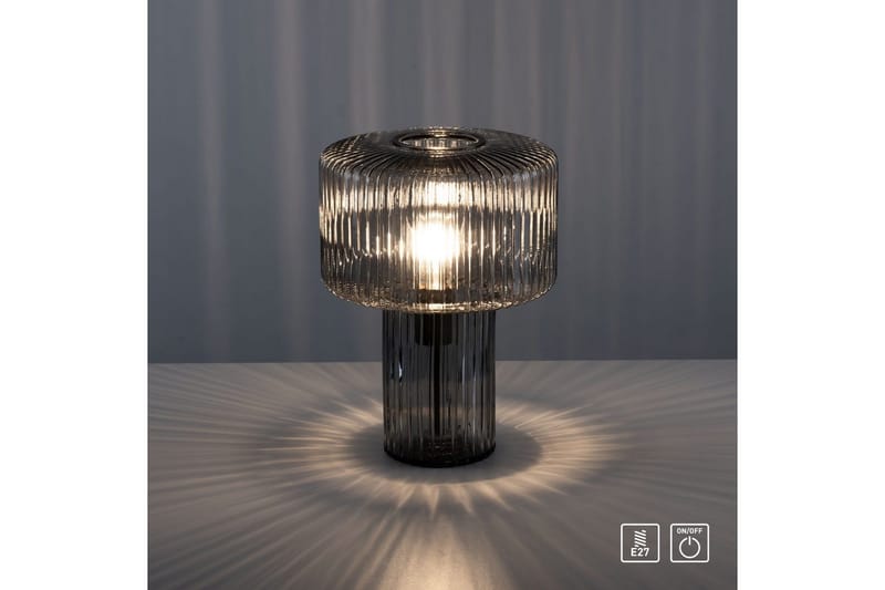 Bordlampe Fungus - Røykfarget - Belysning - Innendørsbelysning & Lamper - Nattlampe - Nattlampe bord