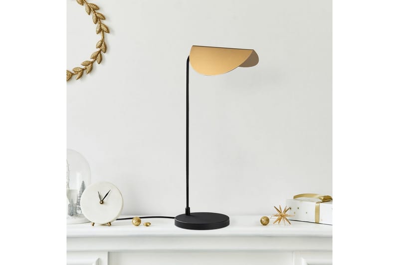 Bordlampe Hjørne Svart / Gull - Svart / Gull - Belysning - Innendørsbelysning & Lamper - Nattlampe - Nattlampe bord