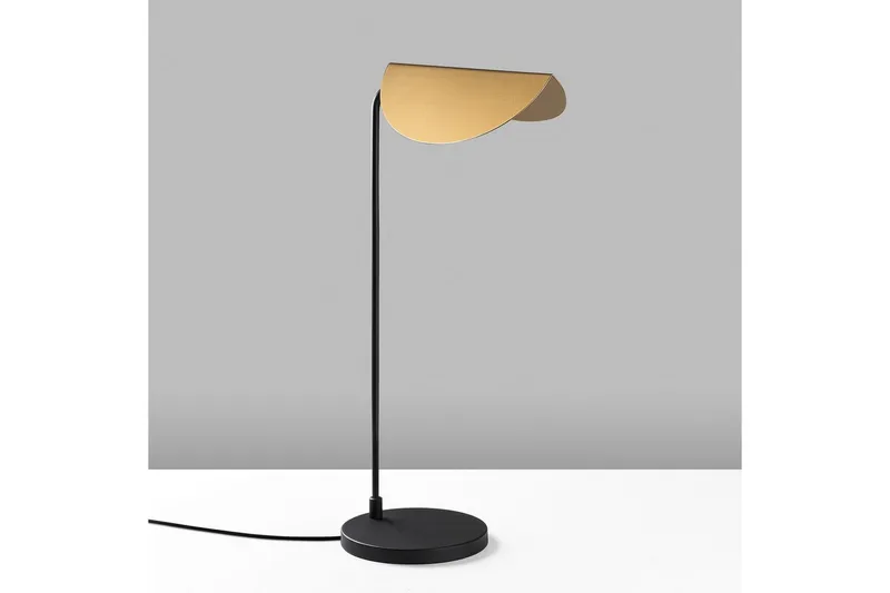 Bordlampe Hjørne Svart / Gull, Svart / Gull