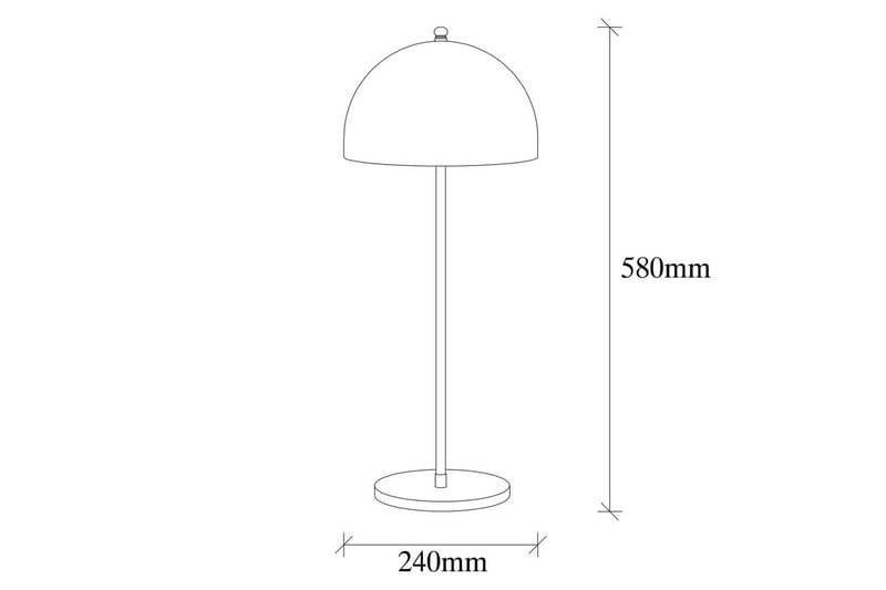 Bordlampe Kumara Svart - Svart - Belysning - Innendørsbelysning & Lamper - Nattlampe - Nattlampe bord