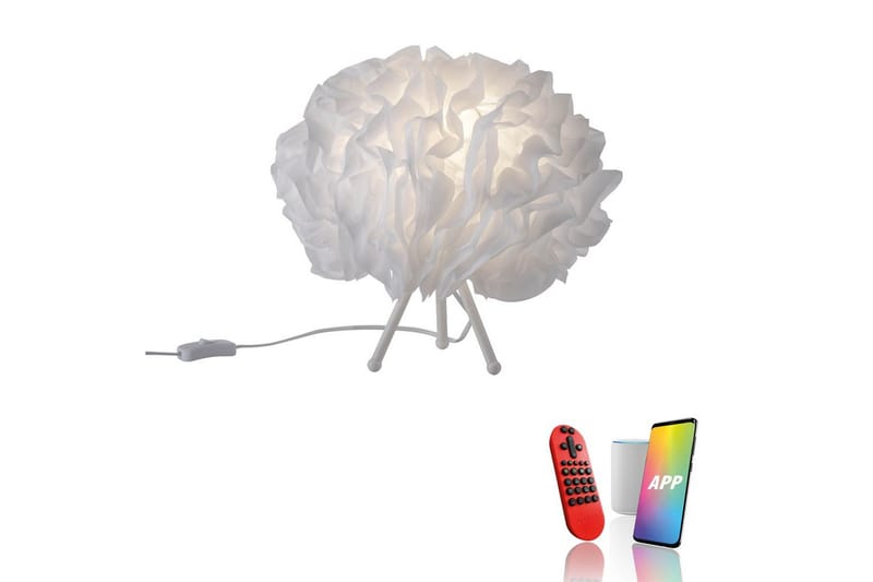 Bordlampe Lolasmart Naomi - 35x30x35 cm - Belysning - Innendørsbelysning & Lamper - Nattlampe - Nattlampe bord