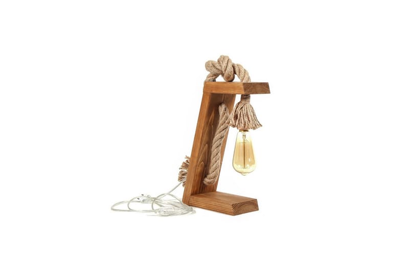 Bordlampe Lumina Brun / Gull - Brun/Gull - Belysning - Innendørsbelysning & Lamper - Nattlampe - Nattlampe bord