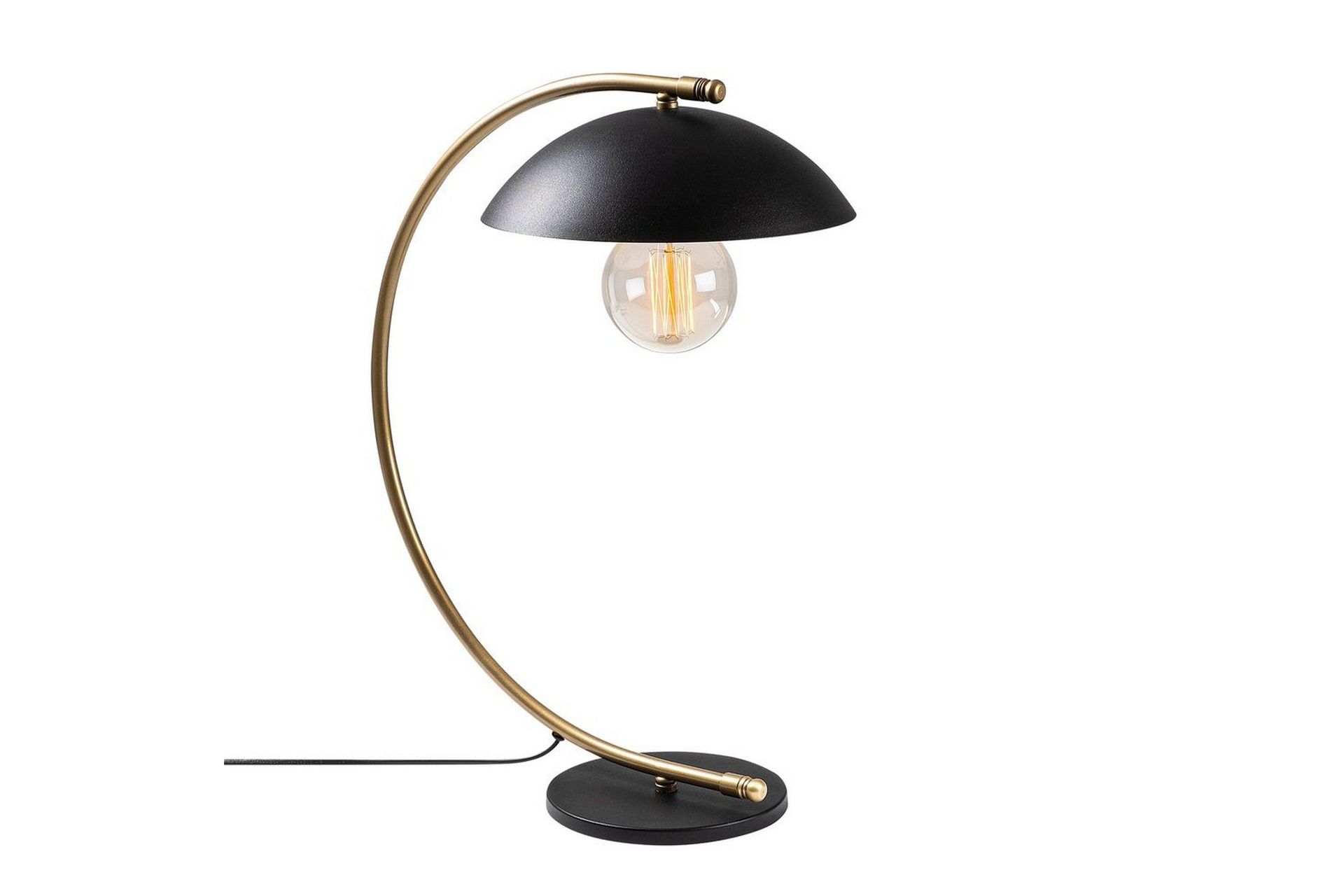 Bordlampe Mast Svart / Gull - Gull/Svart