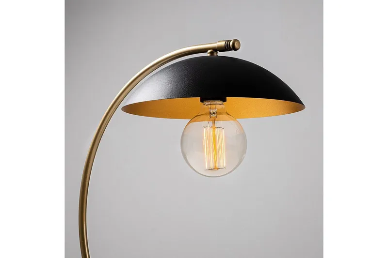 Bordlampe Mast Svart / Gull - Gull/Svart - Belysning - Innendørsbelysning & Lamper - Nattlampe - Nattlampe bord